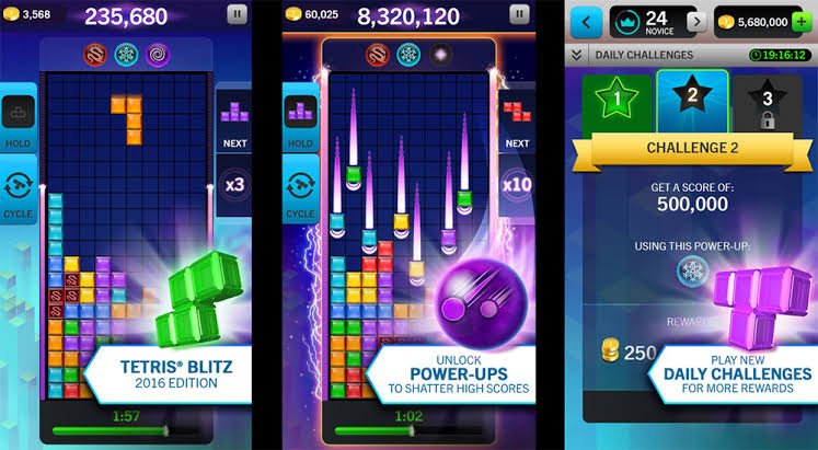 Play and discover Tetris Features