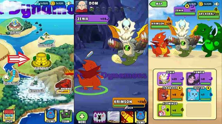 Play and download Dynamons World Mod APK