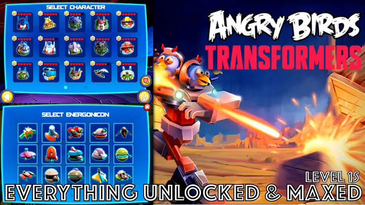 Play with Angry Birds Transformers Hack APK