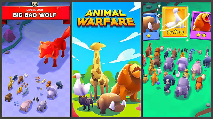 Enjoy features of Animal Warfare Mod APK