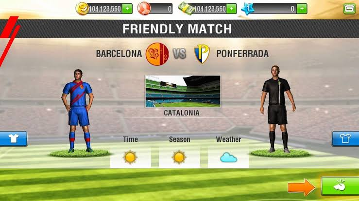 Play Real Football APK Unlimited Gold
