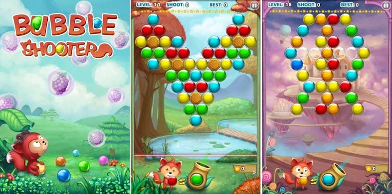 Install and play Bubble Shooter Mod APK